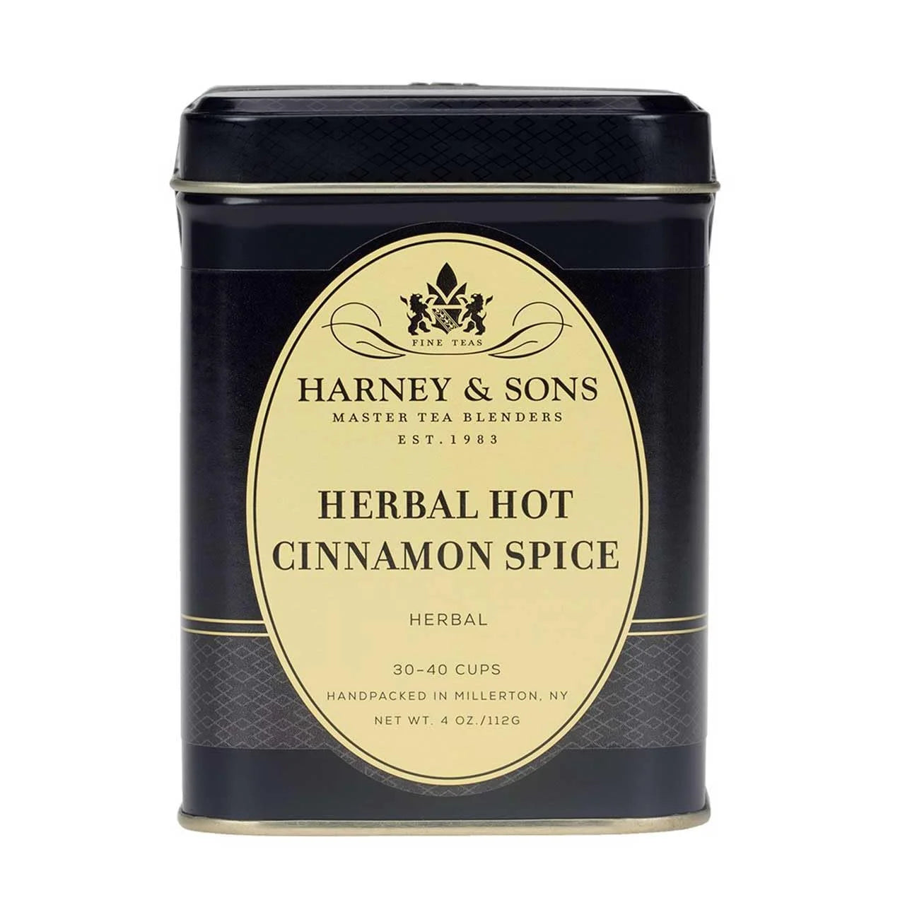 Harney & Sons Herbal Hot Cinnamon Spice Rooibos Tea Tin, 4 oz