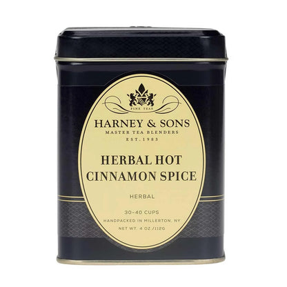 Harney & Sons Herbal Hot Cinnamon Spice Rooibos Tea Tin, 4 oz