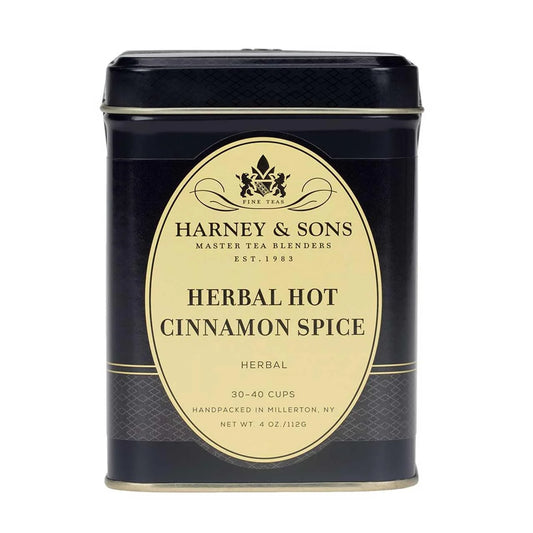 Harney & Sons Herbal Hot Cinnamon Spice Rooibos Tea Tin, 4 oz
