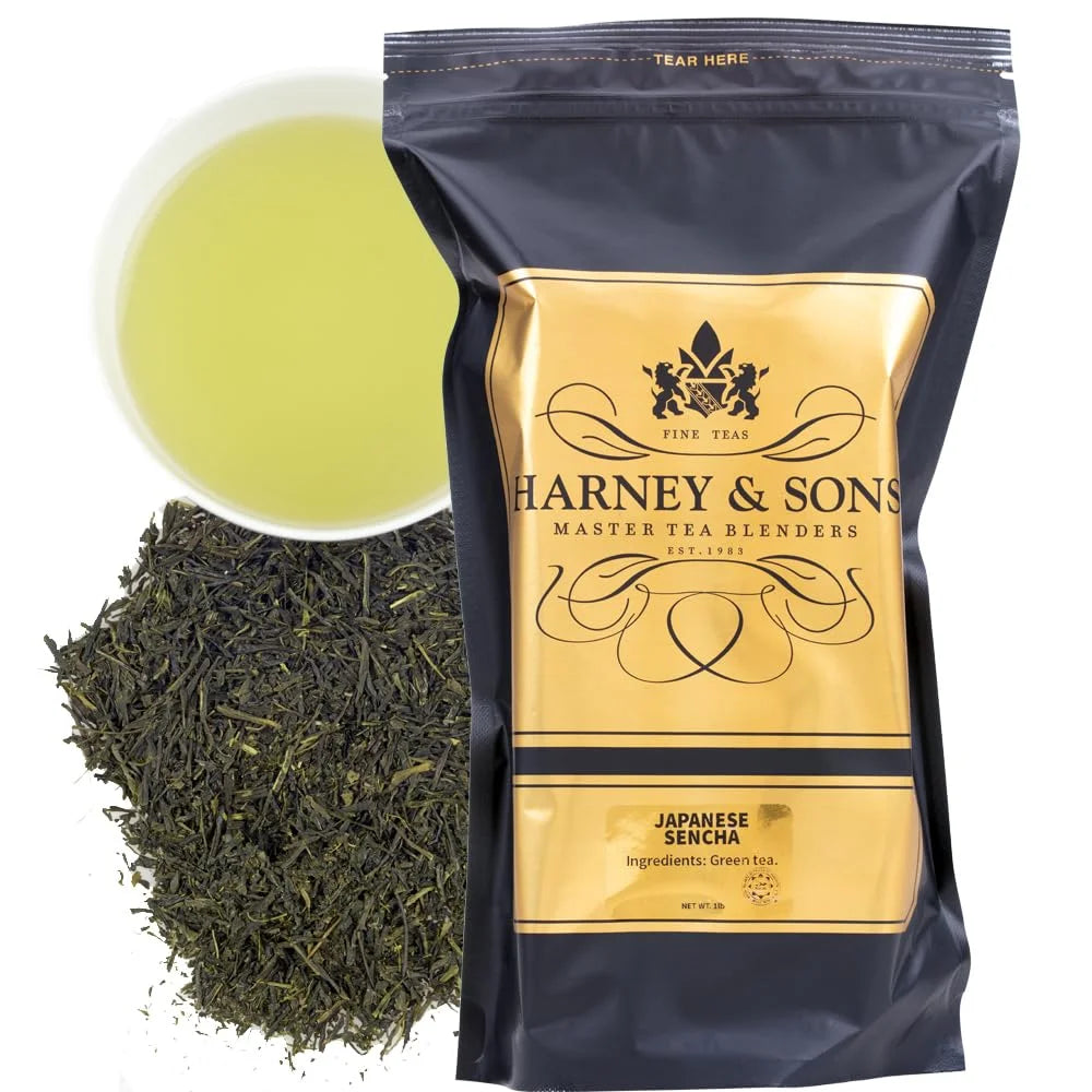 Harney & Sons Japanese Sencha Loose Leaf Green Tea, 16 oz