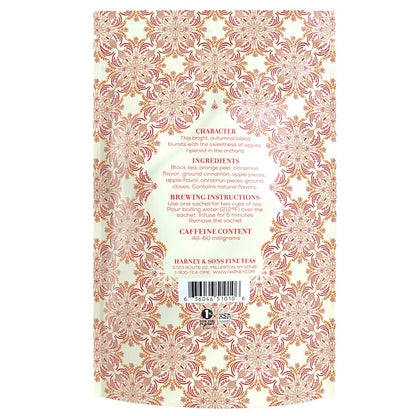 Harney & Sons Hot Apple Spice Black Tea, 50 Sachets