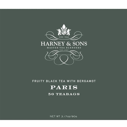 Harney & Sons Paris Black Tea Bags, 50 Count