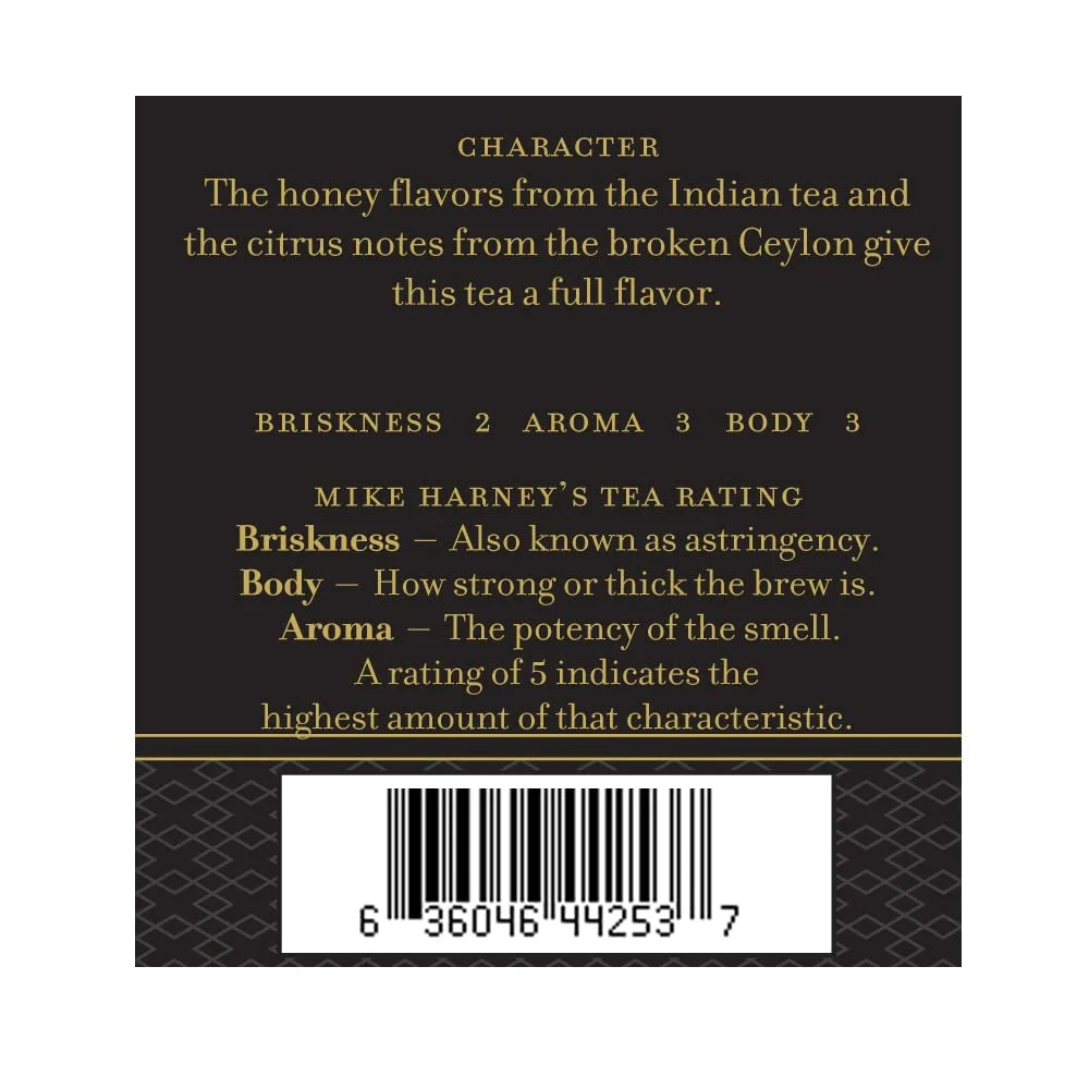 Harney & Sons Ceylon & India Loose Leaf Black Tea Tin, 4 oz