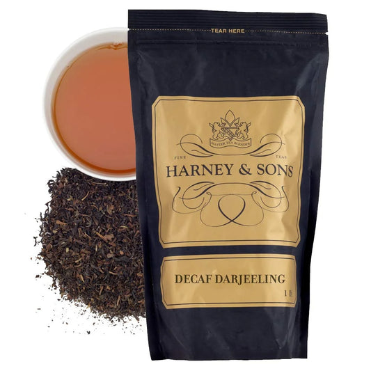 Harney & Sons Decaf Darjeeling Loose Leaf Black Tea, 16 oz