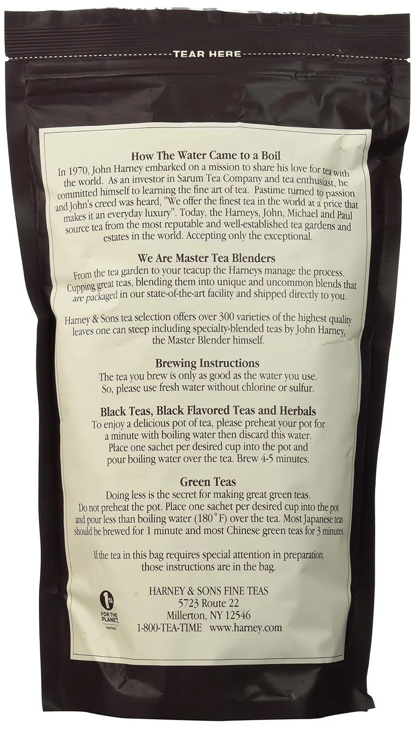 Harney & Sons Green Hot Cinnamon Spice Tea Sachets, 50 Count