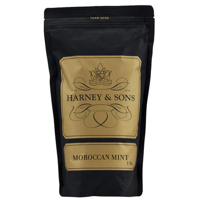 Harney & Sons Organic Moroccan Mint Loose Leaf Green Tea, 16 oz