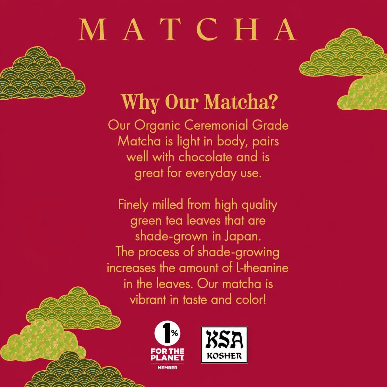 Harney & Sons Organic Ceremonial Grade Matcha Powder, 30g Tin