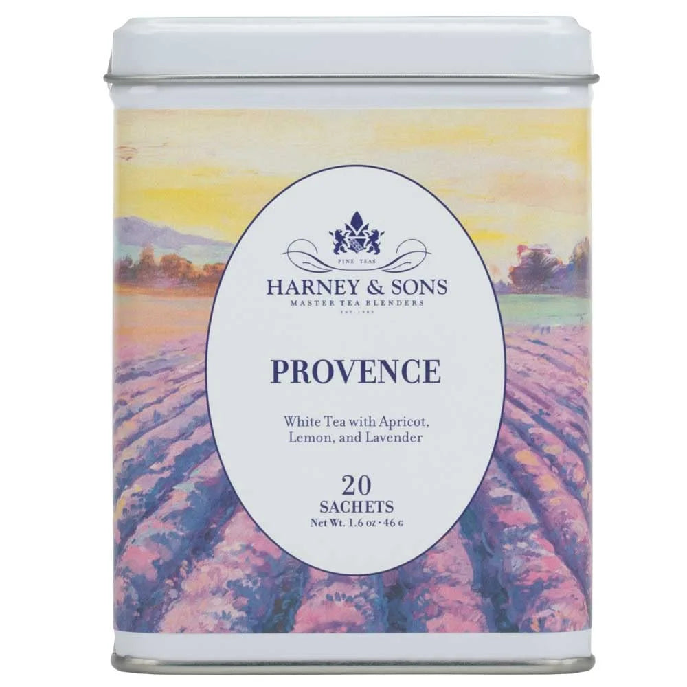 Harney & Sons Provence White Tea, 20 Sachets in Tin