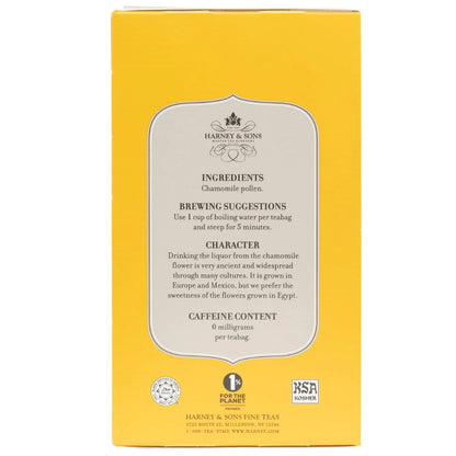 Harney & Sons Egyptian Chamomile Herbal Tea Bags, 20 Count