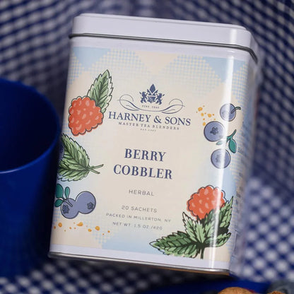 Harney & Sons Berry Cobbler Rooibos Tea, 20 Sachets in Tin