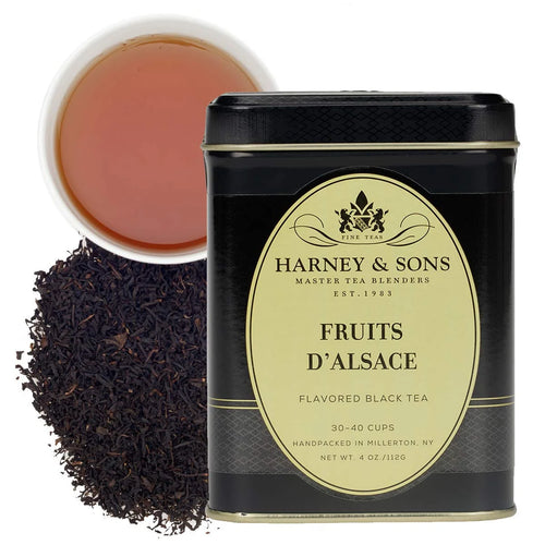 Harney & Sons Fruits d'Alsace Loose Leaf Black Tea Tin, 4 oz
