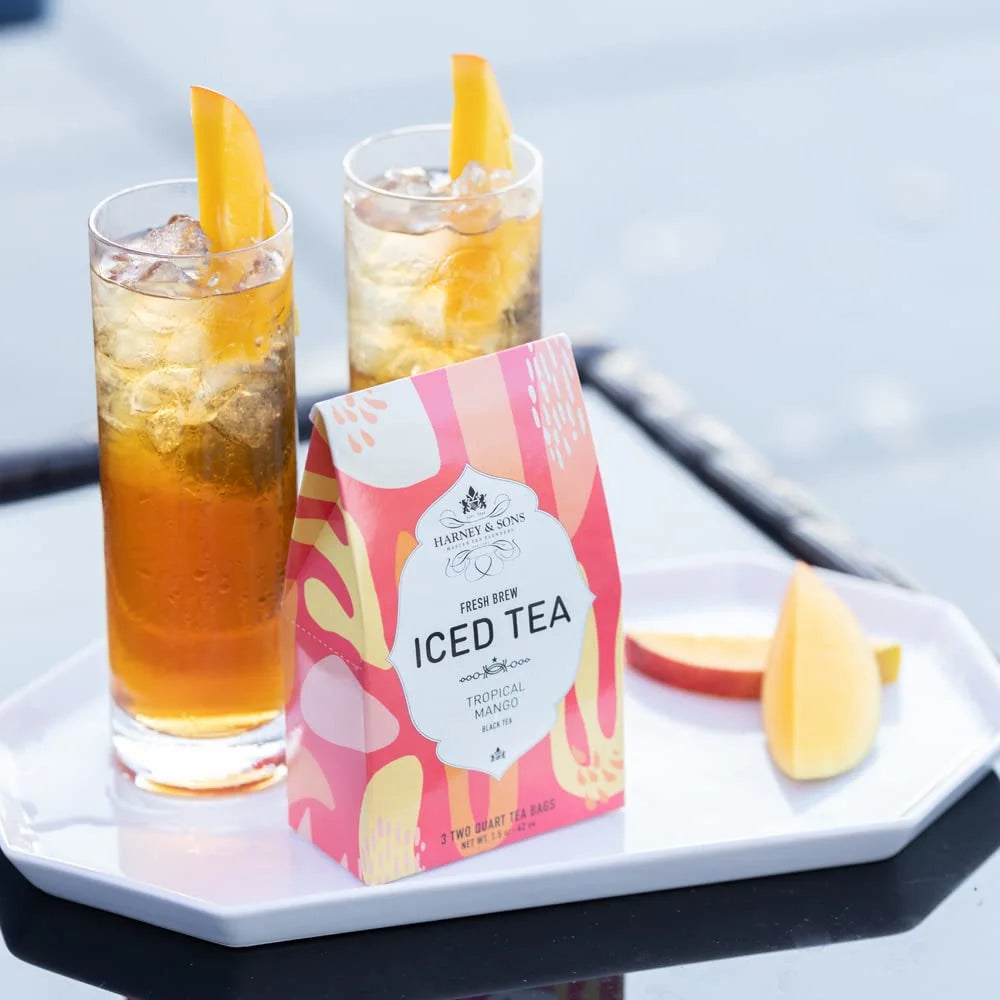 Harney & Sons Fresh Brew Iced Tea Sampler, 4 Flavor Variety Pack