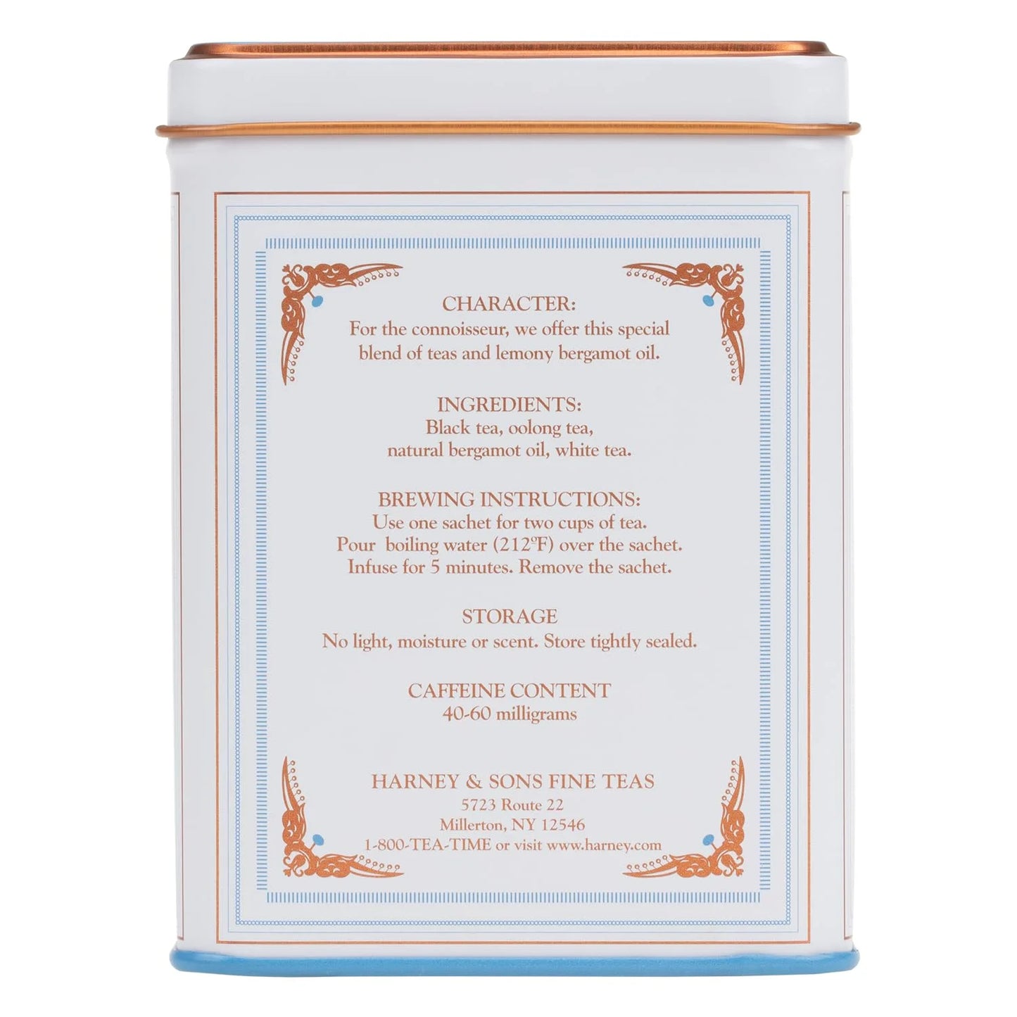 Harney & Sons Earl Grey Supreme, Black Tea, 20 Sachets