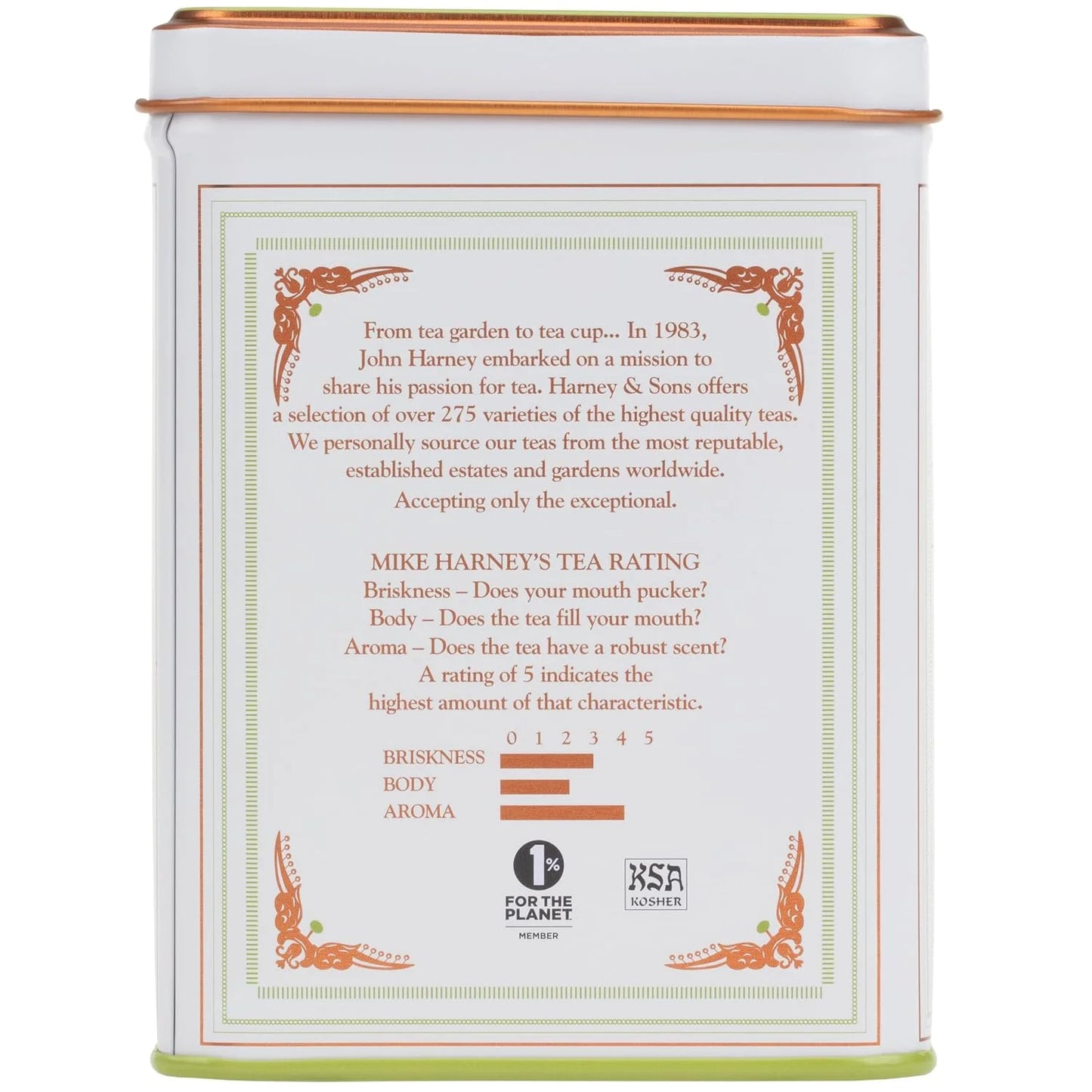 Harney & Sons Citron Green Tea, White, 20 Count (Pack of 1)