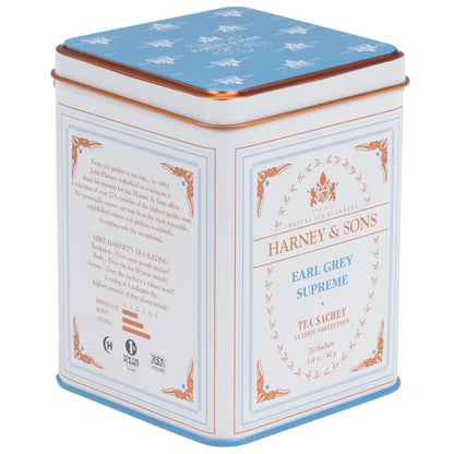 Harney & Sons Earl Grey Supreme, Black Tea, 20 Sachets