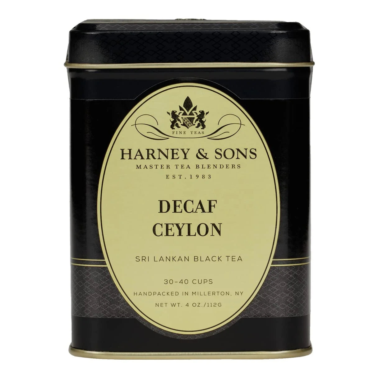 Harney & Sons Decaf Ceylon Loose Leaf Black Tea Tin, 3 oz