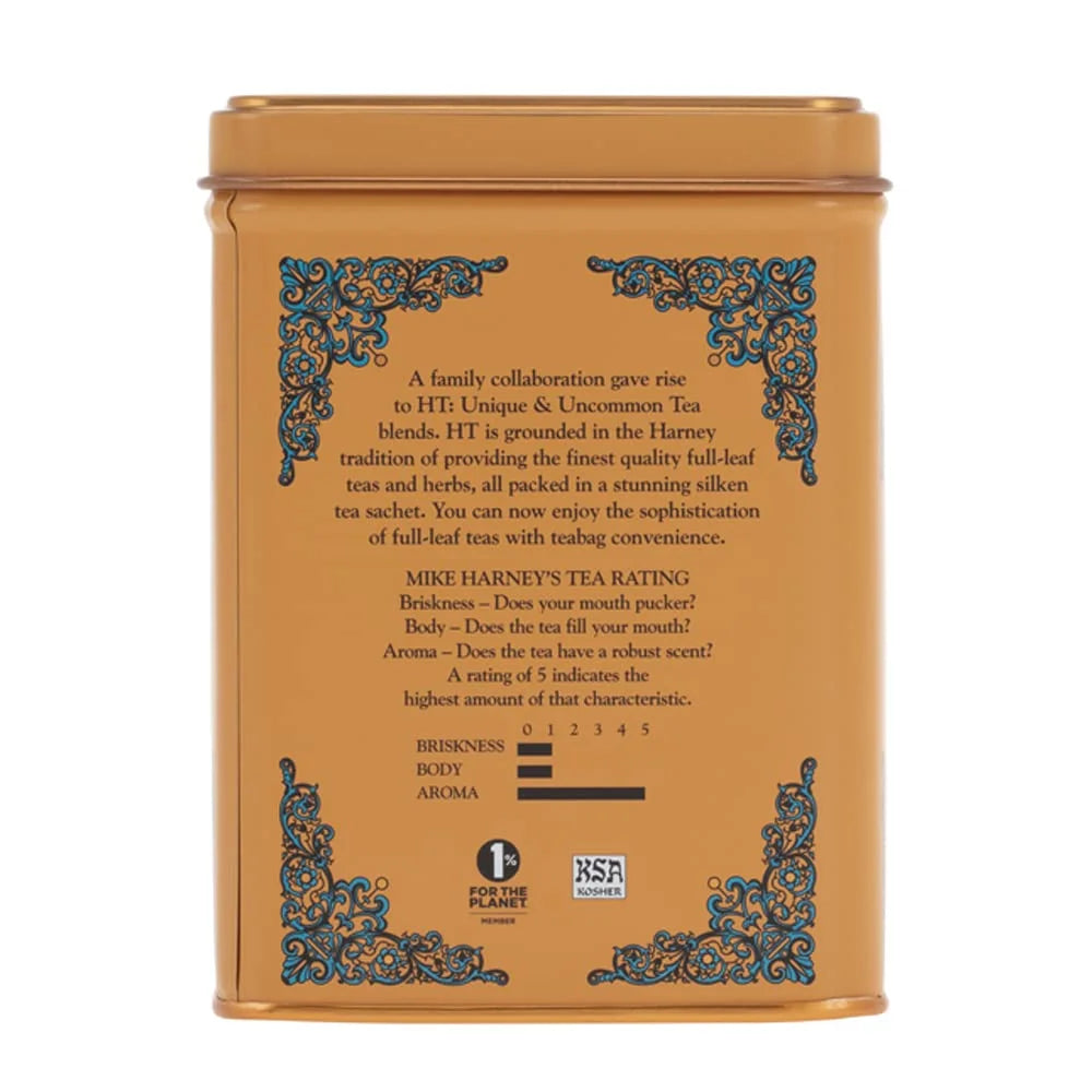Harney & Sons Decaf Hot Cinnamon Tea, Tea Sachets | 20 Sachets | 1.4 oz | Pack of 2