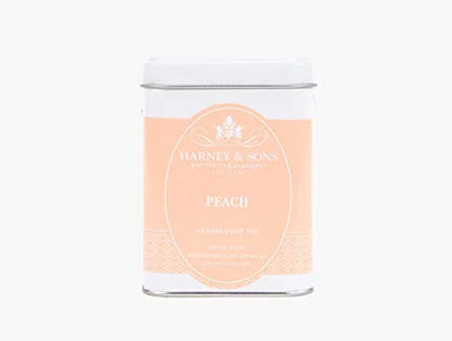 Harney & Sons Peach Fruit Herbal Tea Loose Leaf Tin, 4 oz