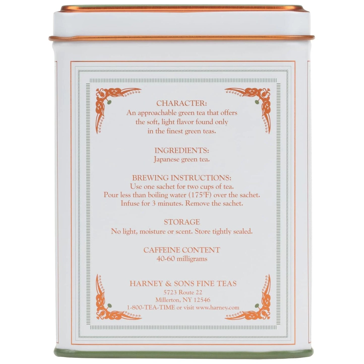 Harney & Sons Classic Japanese Sencha Green Tea, 20 Sachets in Tin