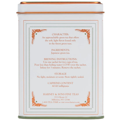 Harney & Sons Classic Japanese Sencha Green Tea, 20 Sachets in Tin