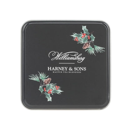 Harney & Sons Holiday Heritage Colonial Williamsburg Blend | Black Tea with Warm Apple, Cinnamon, and Orange Peel,20 Count (Pack of 1)