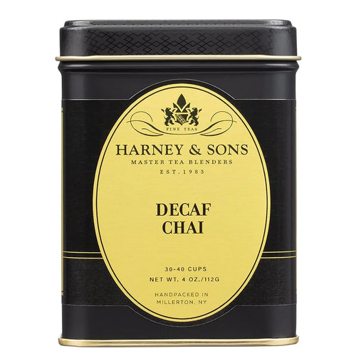 Harney & Sons Decaf Chai Loose Leaf Black Tea Tin, 4 oz