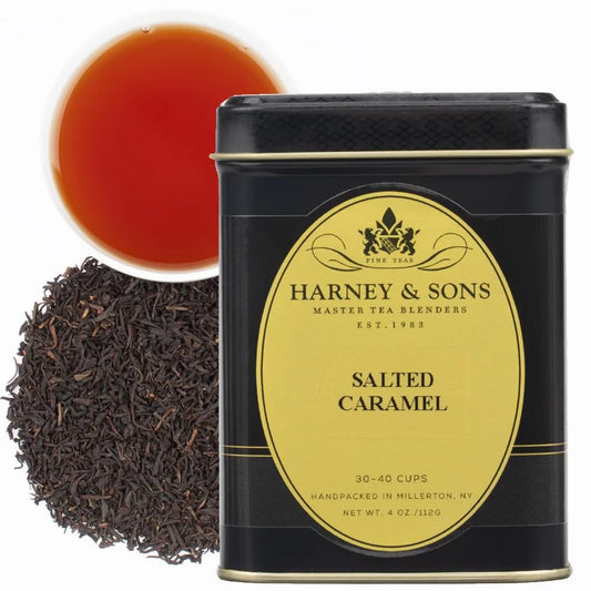 Harney & Sons Salted Caramel Loose Leaf Black Tea Tin, 4 oz