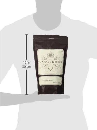 Harney & Sons Chamomile Caffeine-Free Premium Herbal Tea - Bag of 50 Sachets