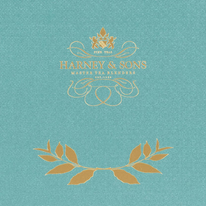 Harney & Sons Teal Tea Chest Gift, 32 Wrapped Sachets, 8 Flavors