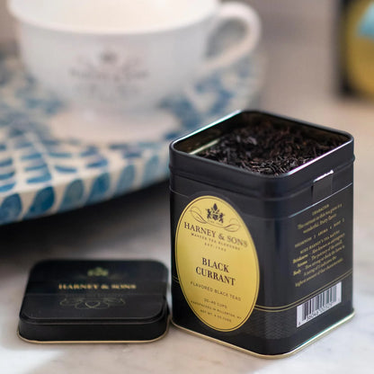 Harney & Sons Black Currant Loose Leaf Black Tea Tin, 4 oz