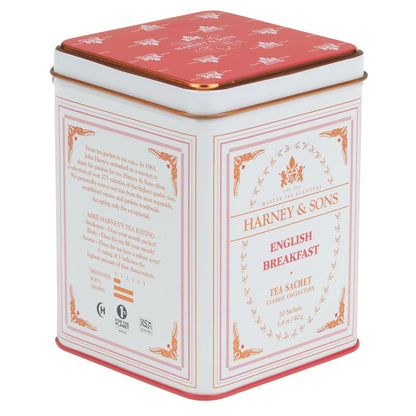 Harney & Sons Black Tea, English Breakfast, 20 Sachets