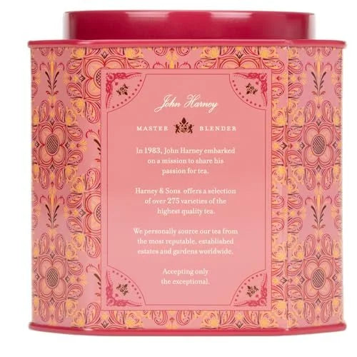 Harney & Sons Cranberry Autumn Black Tea, 30 Sachets in Tin