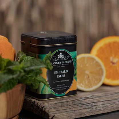 Harney & Sons Emerald Isles Loose Leaf Green Tea Tin, 3 oz