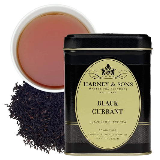 Harney & Sons Black Currant Loose Leaf Black Tea Tin, 4 oz