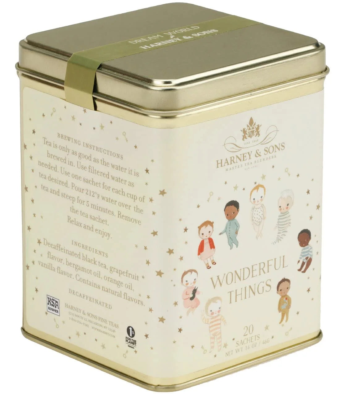 Harney & Sons Wonderful Things Blend, Mystery, 20 Sachets in Decorative Tin
