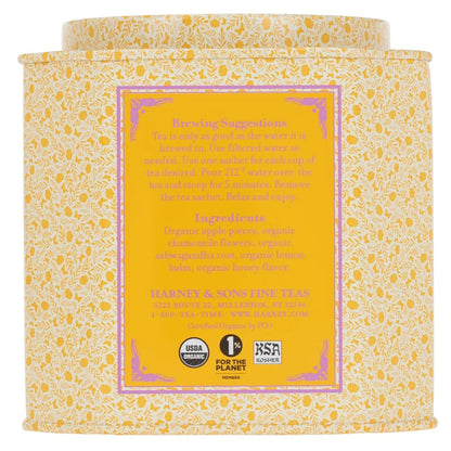 Harney & Sons Organic Honey Chamomile Herbal Tea, 30 Sachets in Tin