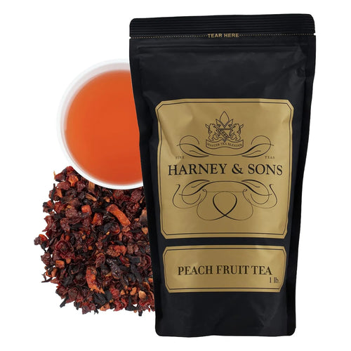 Harney & Sons Peach Fruit Herbal Tea, Loose Leaf, 16 oz