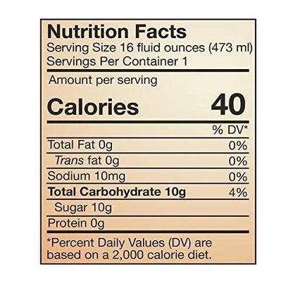 Harney & Sons Peach Black Iced Tea, 12 Glass Bottles, 16 fl oz