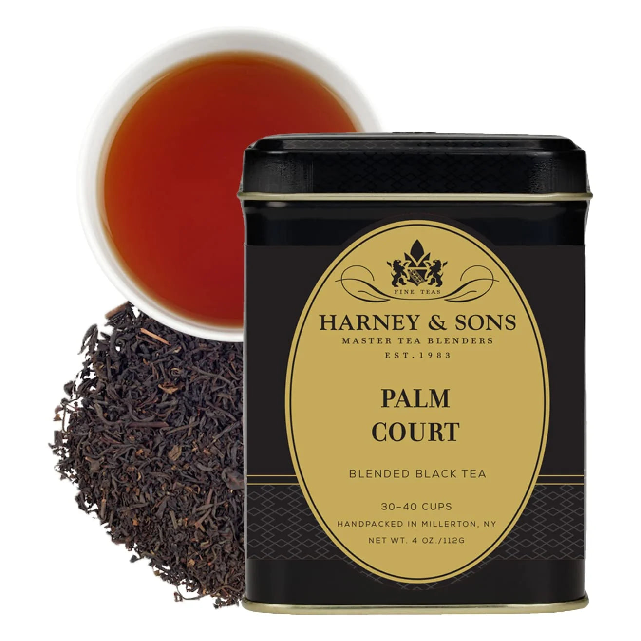 Harney & Sons Palm Court Loose Leaf Black Tea Blend Tin, 4 oz