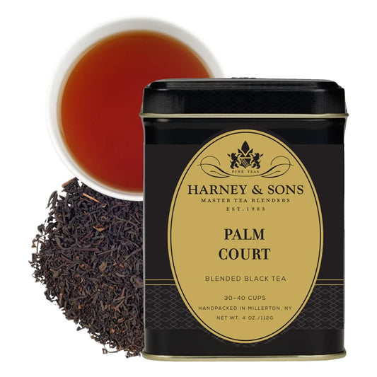 Harney & Sons Palm Court Loose Leaf Black Tea Blend Tin, 4 oz