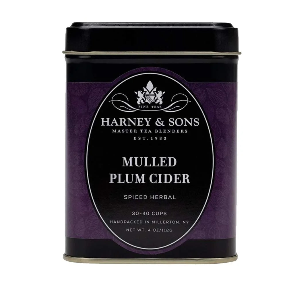 Harney & Sons Mulled Plum Cider Herbal Tea Loose Leaf Tin, 4 oz