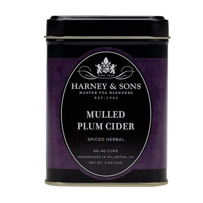 Harney & Sons Mulled Plum Cider Herbal Tea Loose Leaf Tin, 4 oz