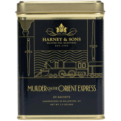 Harney & Sons Murder on the Orient Express Black Tea, 20 Sachets Tin