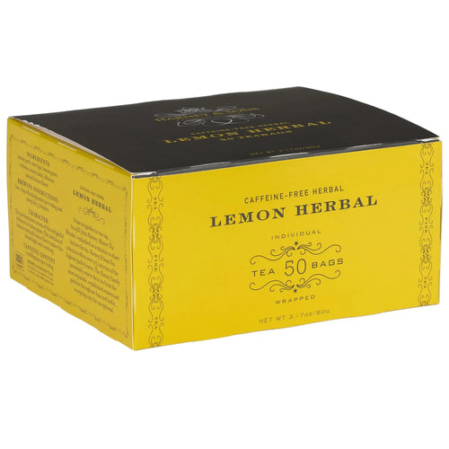 Harney & Sons Lemon Herbal Tea Bags, 50 Count