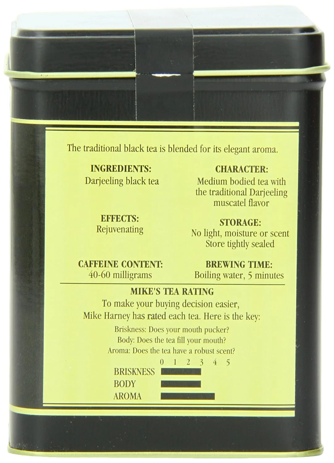 Harney & Sons Loose Leaf Black Tea, Darjeeling 8 Ounce