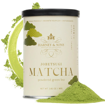 Harney & Sons Matcha Jobetsugi Powdered Green Tea, 80g Tin