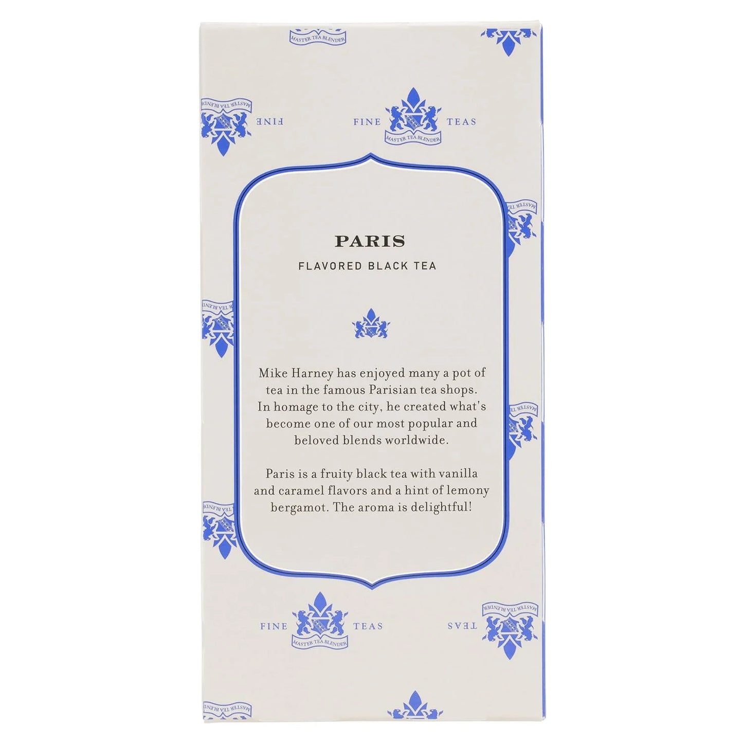 Harney & Sons Paris Black Tea Bags, 20 Count, Fruity Bergamot Blend
