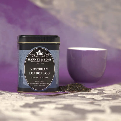 Harney & Sons Victorian London Fog Loose Leaf Tea Tin, 4 oz
