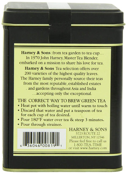 Harney & Sons Japanese Sencha Tea, Loose Leaf Green Tea Tin, 8 oz