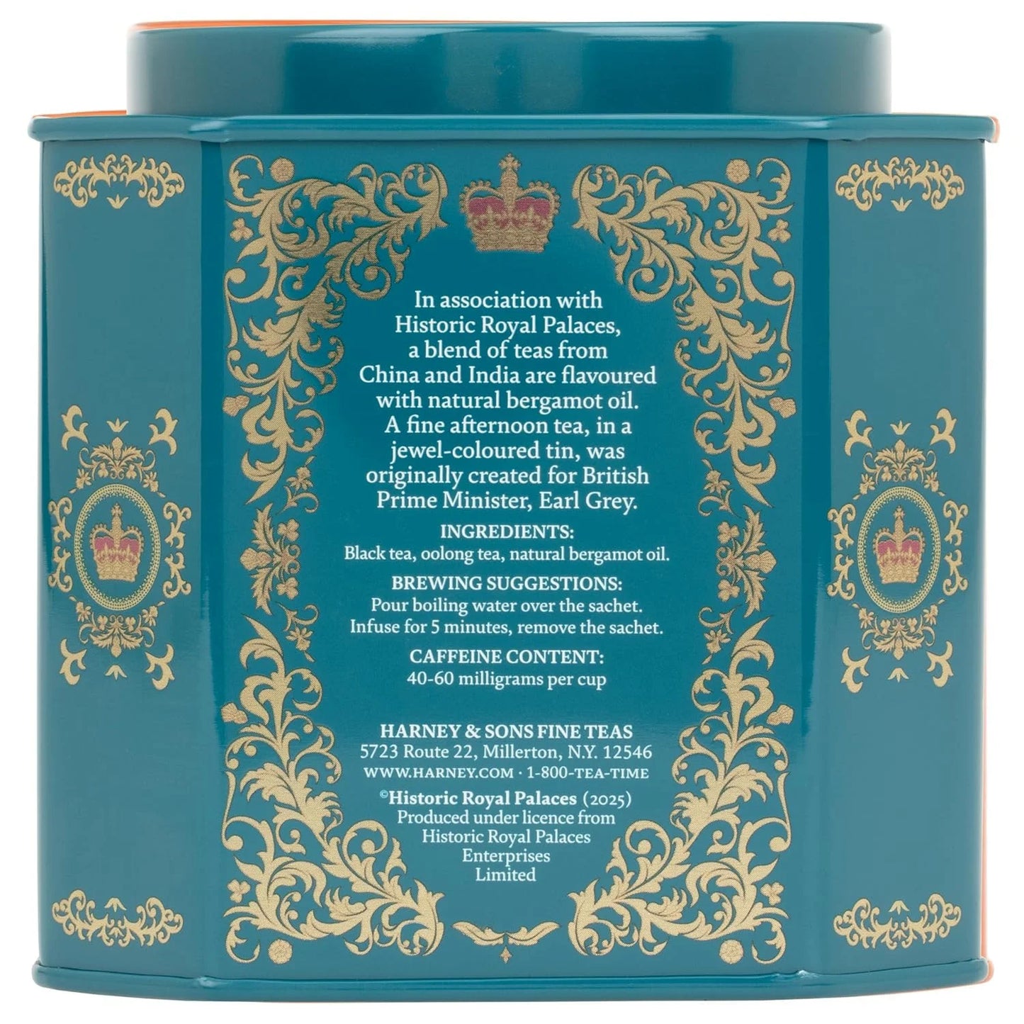 Harney & Sons Earl Grey Imperial Tea, 30 Sachets in Tin